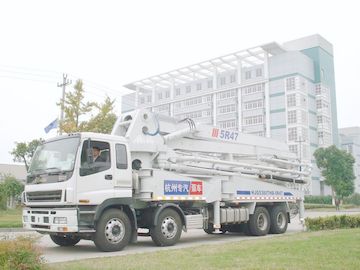 47m Isuzu Concrete Pump Truck Mounted 8x4 / Concrete Placing Equipment